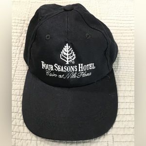 New Four Seasons Hotel Cairo at Nile Plaza Hotel (Egypt)Black Logo Baseball Cap